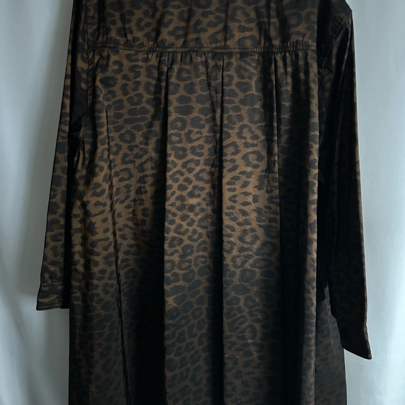 M/L (2) MYCRA PAC DESIGNER WEAR rain jacket LN Cheetah print tea length - Picture 7 of 7